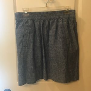 Ann Taylor Loft Chambray Skirt
